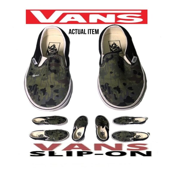 🛑 VANS Classic ➕🆒 SNEAKERS Slip On SHOES Comfort Camo Dress Unisex 💸BUY NOW‼️ - Picture 1 of 16